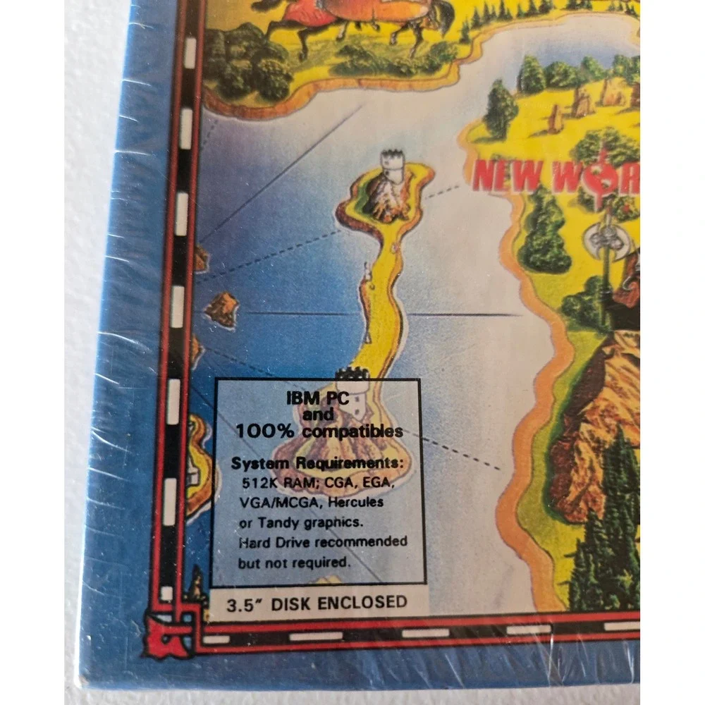 Sealed Vintage Might and Magic II IBM PC Big Box Game